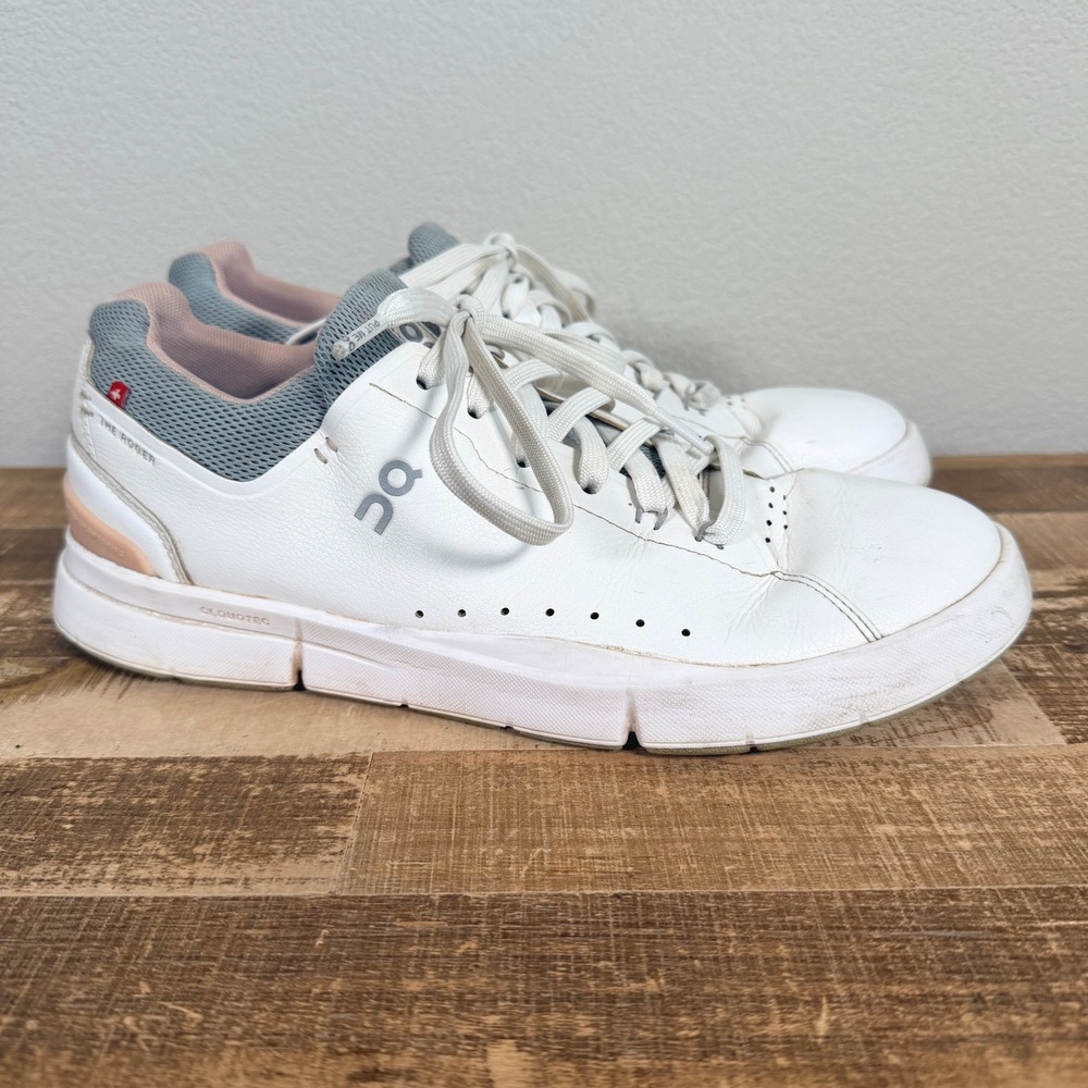 On Cloud The Roger Advantage Sneaker Shoe‎ Womens 10 White Rose 48.99454